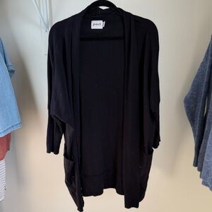 Pact Women's Black Airplane Cardigan